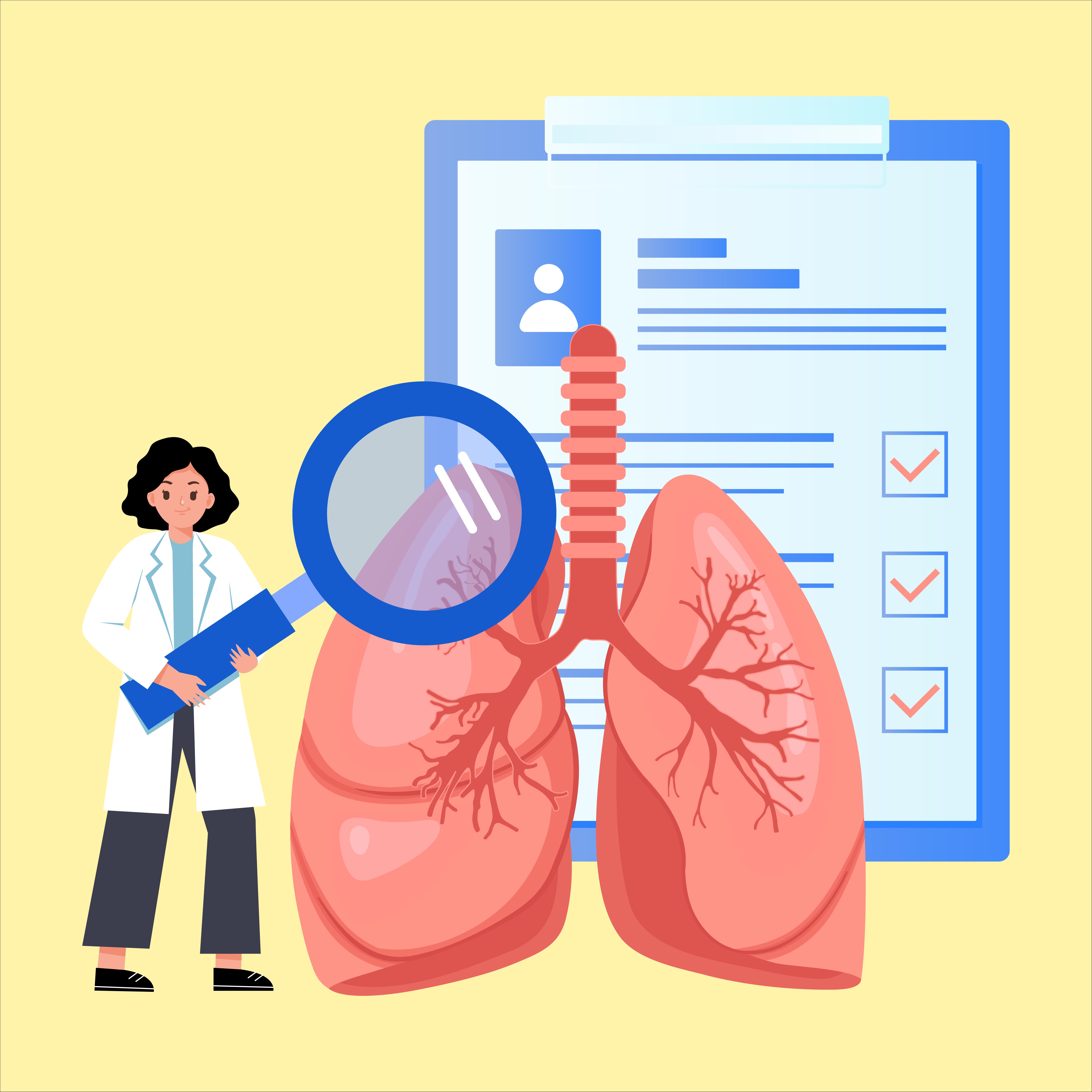 Patient undergoing pulmonary function testing at TriCity Lung & Sleep in Bay City, Michigan