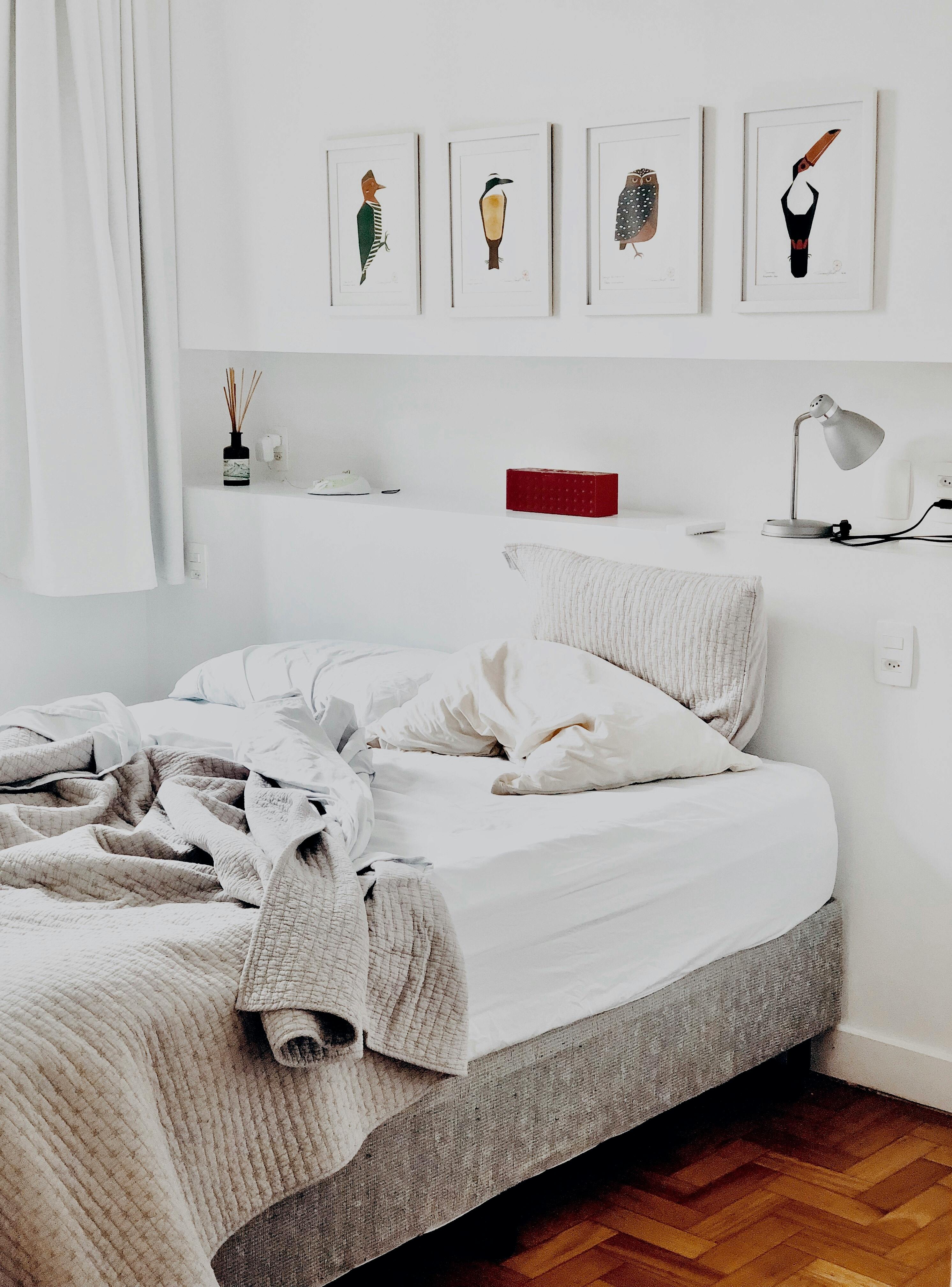 A calm, comfortable bedroom prepared for a home sleep test — a peaceful environment helps ensure accurate results and a restful night’s sleep.